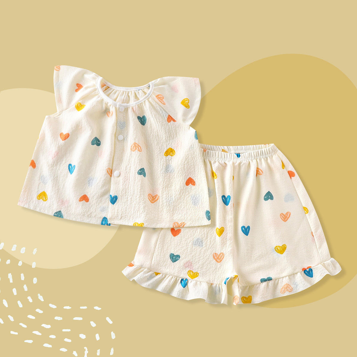 Soft Cotton Baby Girl Outfit Set (9–12 Months) - Image 7