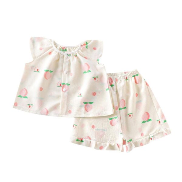 Soft Cotton Baby Girl Outfit Set (9–12 Months)