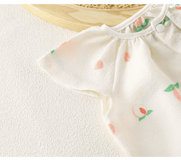 Soft Cotton Baby Girl Outfit Set (9–12 Months)