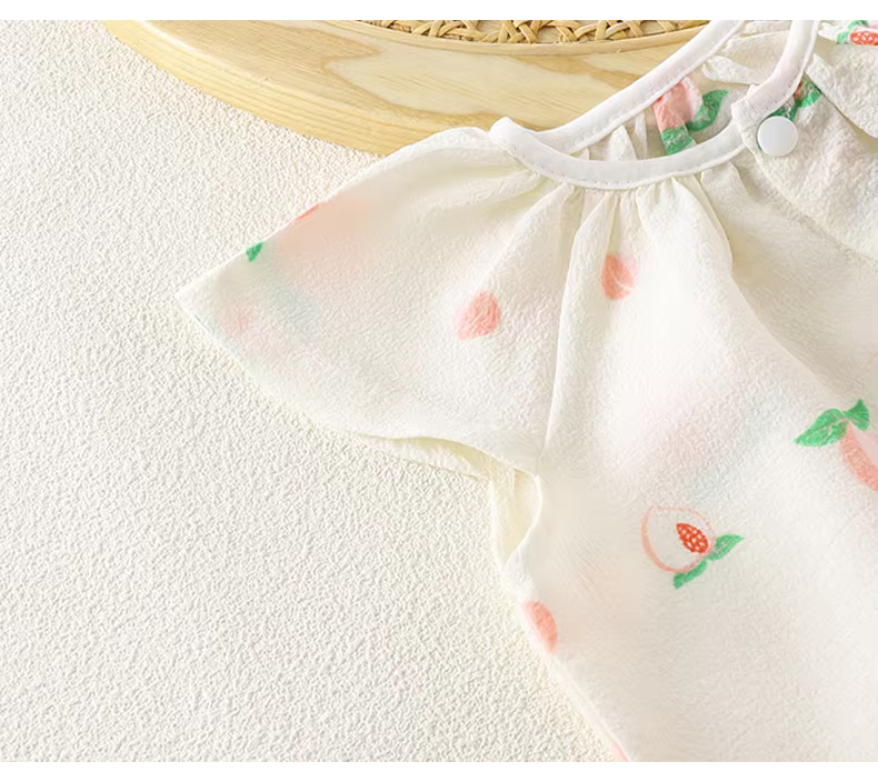 Soft Cotton Baby Girl Outfit Set (9–12 Months) - Image 4