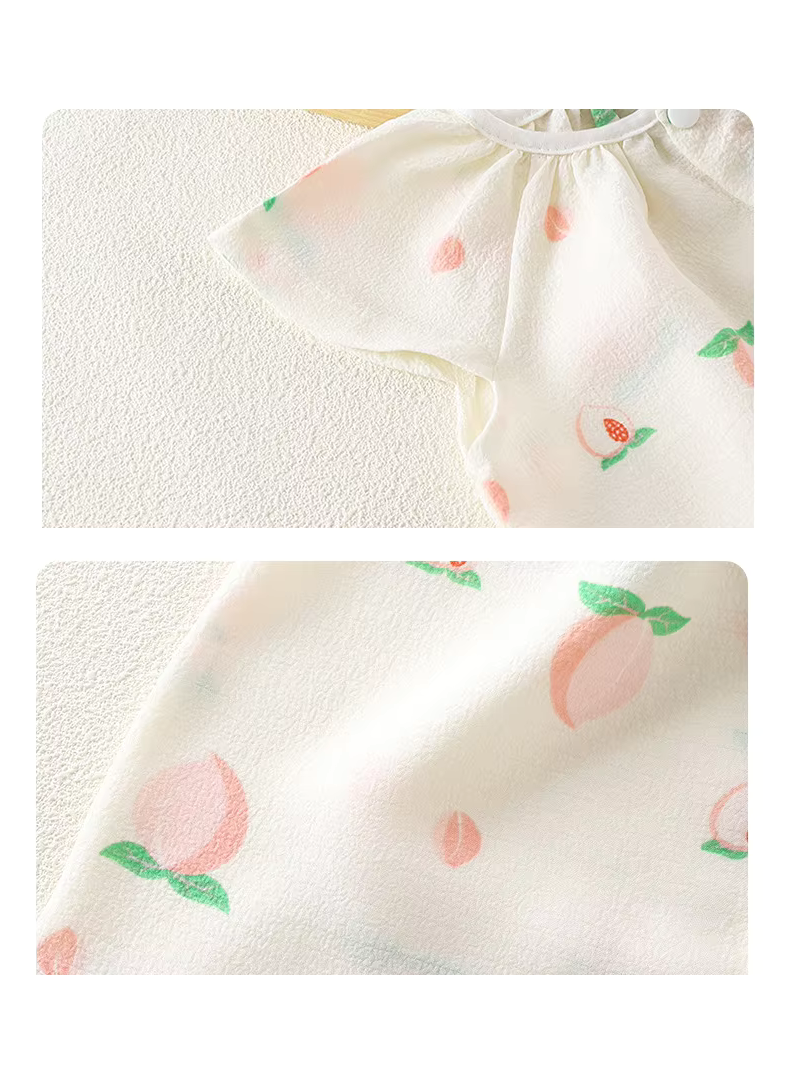 Soft Cotton Baby Girl Outfit Set (9–12 Months) - Image 2